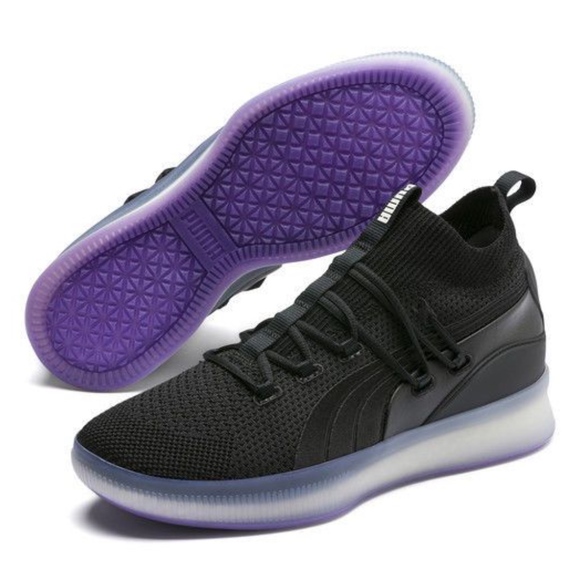 Puma Other - NEW Puma Clyde Court Purple Glow Basketball Shoes
